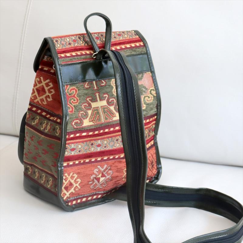 ミニリュック　バックパック　トルコ製アジデルハ　グリーン | ブランド登録なし | 02