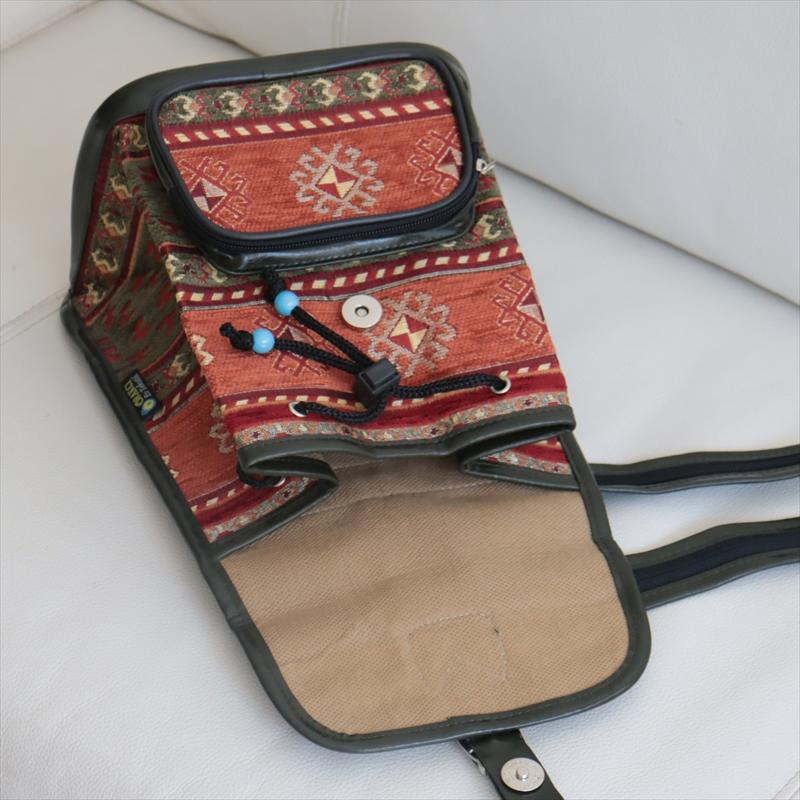 ミニリュック　バックパック　トルコ製アジデルハ　グリーン | ブランド登録なし | 03