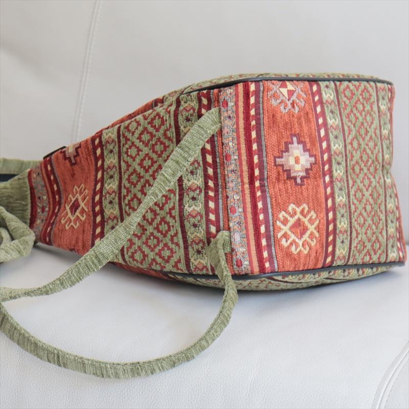 ショルダーバッグ　変形タイプ　トルコ製アジデルハ　グリーン | ブランド登録なし | 02