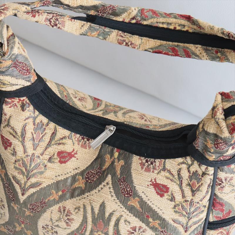 ショルダーバッグ　変形タイプ　トルコ製トレリス　アイボリー | ブランド登録なし | 03