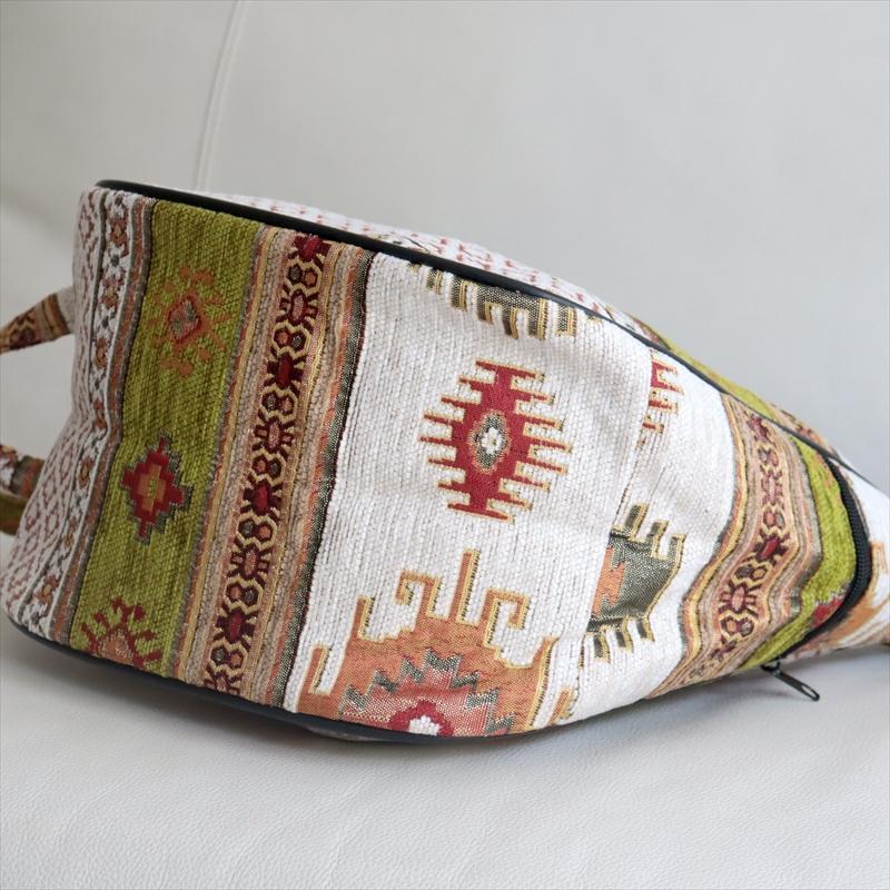 ショルダーバッグ　変形タイプ　トルコ製ベレケット　イエシル　アイボリー | ブランド登録なし | 02