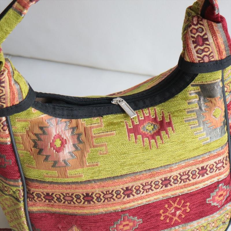 ショルダーバッグ　変形タイプ　トルコ製ベレケット　イエシルチャイ | ブランド登録なし | 03