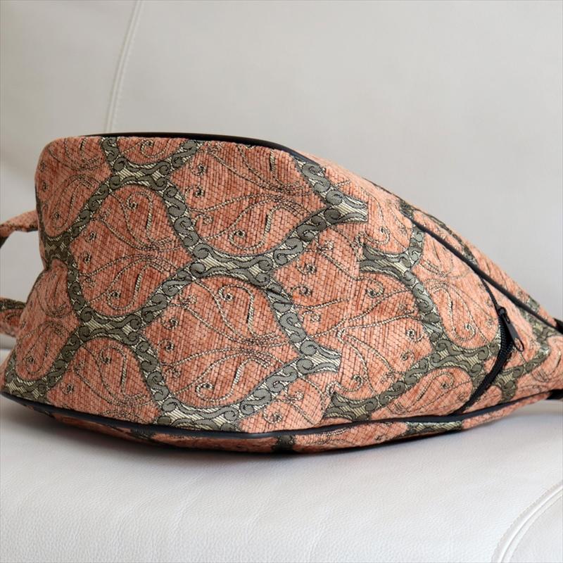 ショルダーバッグ　変形タイプ　トルコ製クレスト　パステルオレンジ | ブランド登録なし | 02