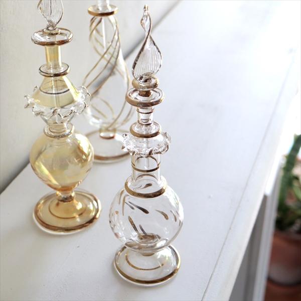 エジプト ガラス 香水瓶 クレオパトラ クリア : インプレッションオブ