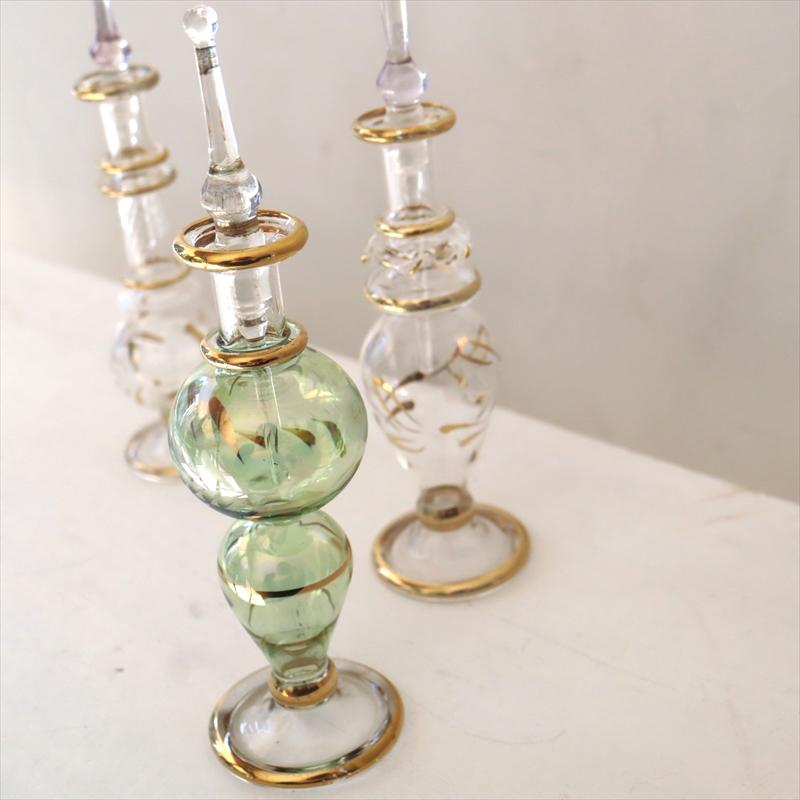 ガラス エジプト香水瓶 3本セット　クレオパトラ　Egyptian Perfume Bottle｜ipogabbeh｜02