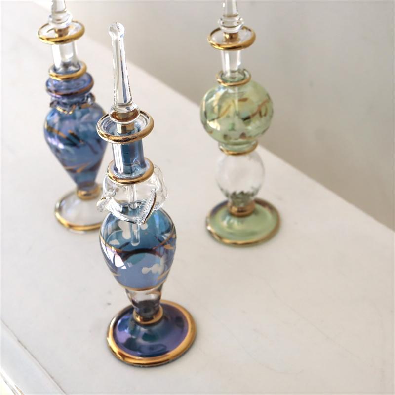 ガラス エジプト香水瓶 3本セット　クレオパトラ　Egyptian Perfume Bottle｜ipogabbeh｜02