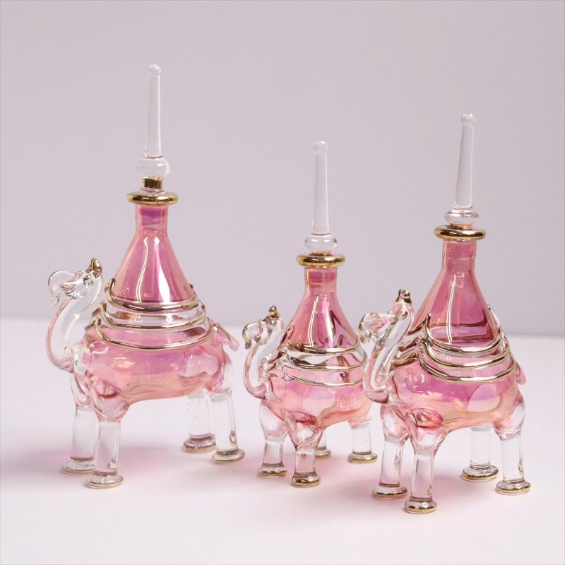 ラクダガラス香水瓶7個セット