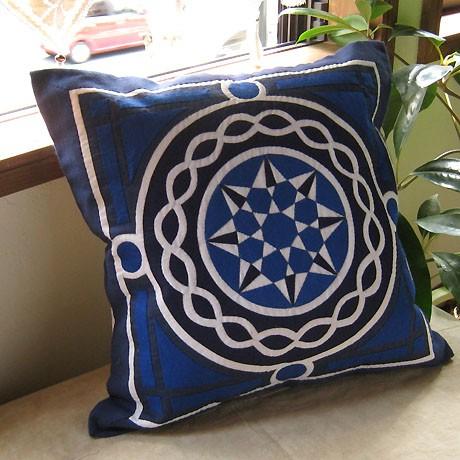 ハーヤ メーヤ/イスラミックデザインが美しいエジプトの手仕事〜コットンクッションカバー45cm | ブランド登録なし