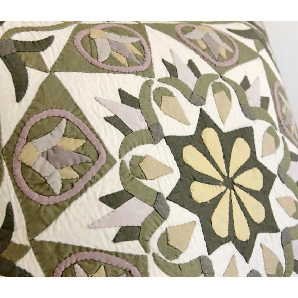 ハンドアップリケ コットンクッションカバー ハーヤ メーヤーKheyamiaー50x48cm | ブランド登録なし | 02