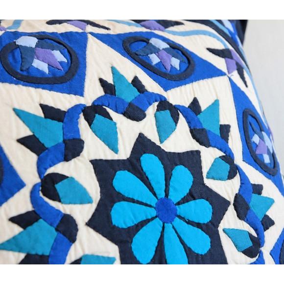 ハンドアップリケ コットンクッションカバー ハーヤ メーヤーKheyamiaー48x48cm | ブランド登録なし | 02