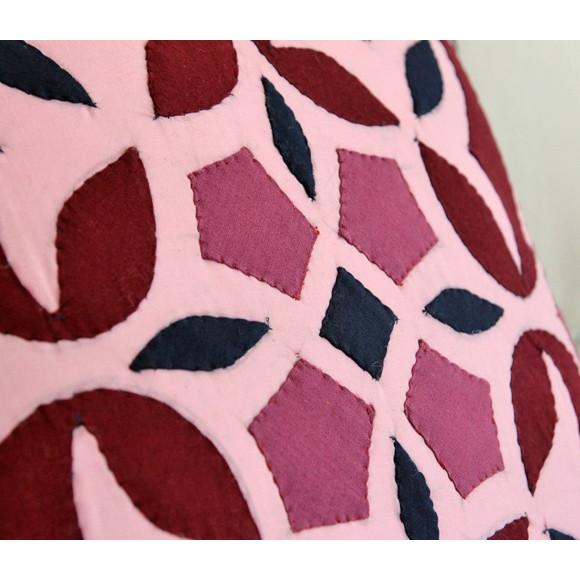 ハンドアップリケ コットンクッションカバー ハーヤ メーヤーKheyamiaー45x45cm | ブランド登録なし | 02