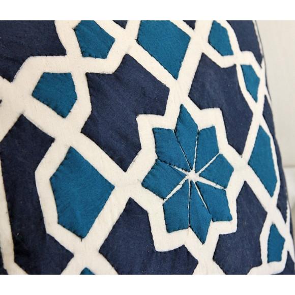 ハンドアップリケ コットンクッションカバー ハーヤ メーヤーKheyamiaー46x45cm | ブランド登録なし | 02