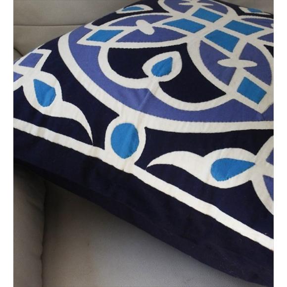 エジプト ハーヤメーヤ57x57cmイスラミックデザインが美しいエジプトの手仕事 クッションカバー | ブランド登録なし | 01