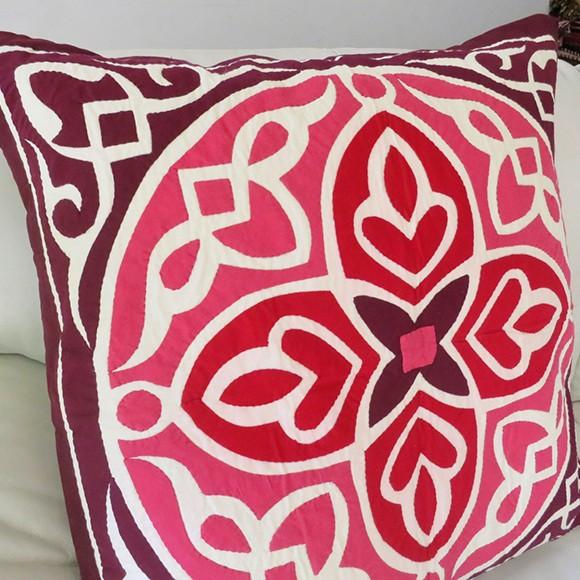 エジプト ハーヤメーヤ68x69cmイスラミックデザインが美しいエジプトの手仕事 クッションカバー | ブランド登録なし | 01