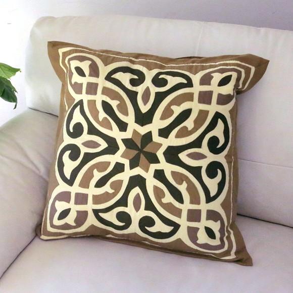 エジプト ハーヤメーヤ59x59cmイスラミックデザインが美しいエジプトの手仕事 クッションカバー | ブランド登録なし