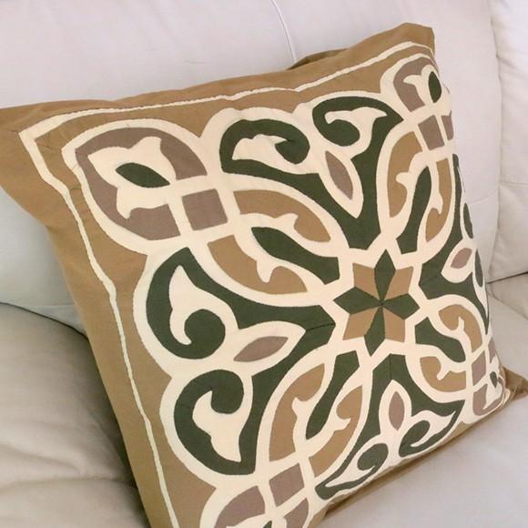 エジプト ハーヤメーヤ59x59cmイスラミックデザインが美しいエジプトの手仕事 クッションカバー | ブランド登録なし | 01