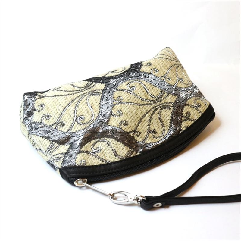 トルコデザインのポーチ シュニール素材クレスト アイボリー | ブランド登録なし | 01