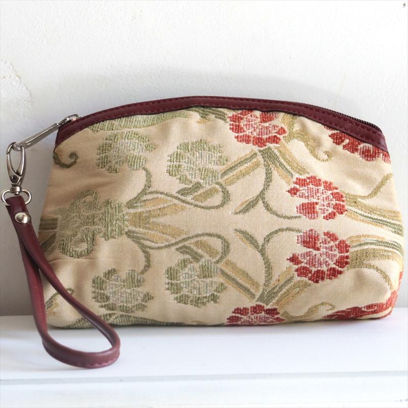 トルコデザインのポーチ シュニール素材スザンニデザイン/モスグリーン | ブランド登録なし | 01