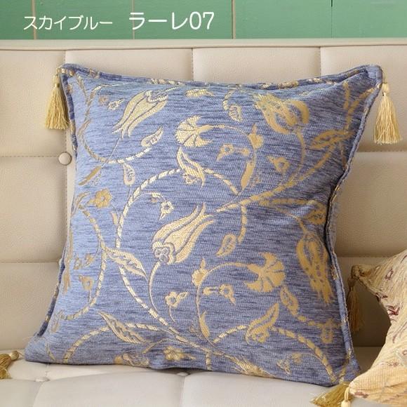 クッションカバー43x43cm トルコデザイン シュニール素材のクッション