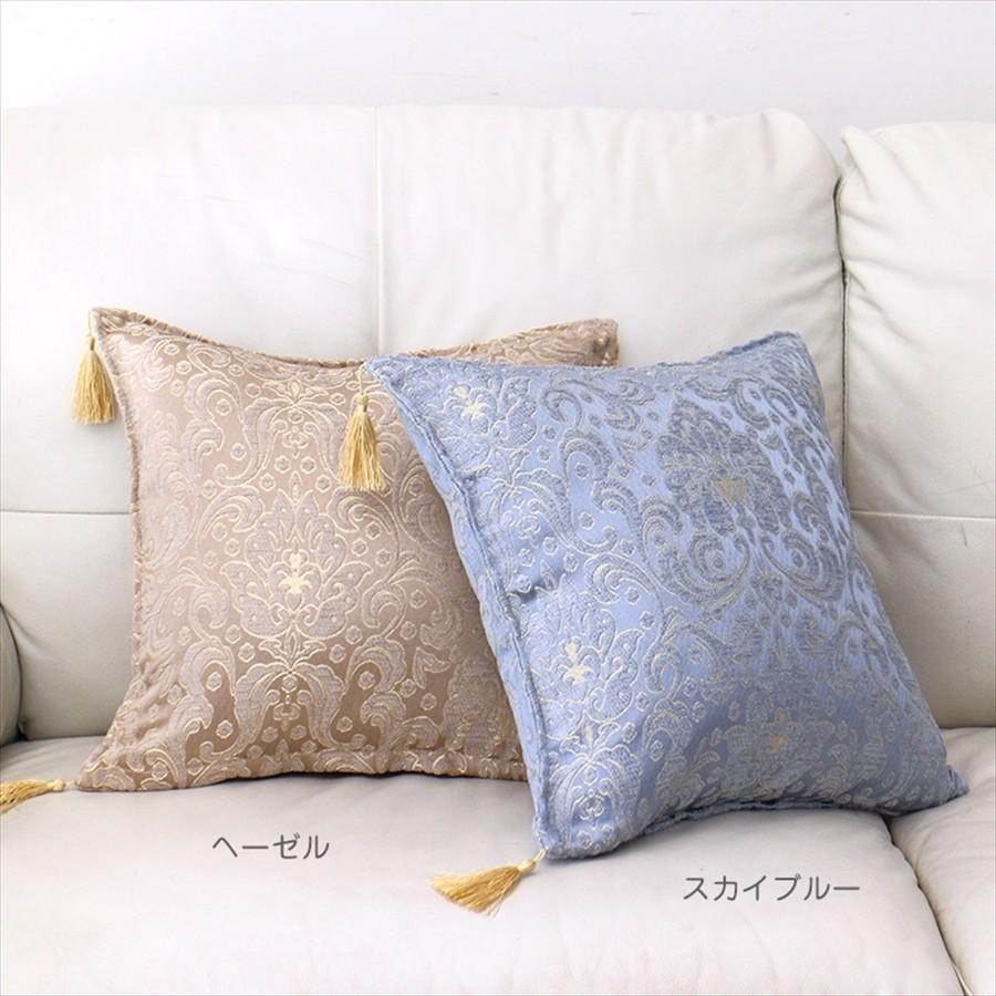 トルコ クッションカバー 45cm エユップ ヘーゼルブラウン