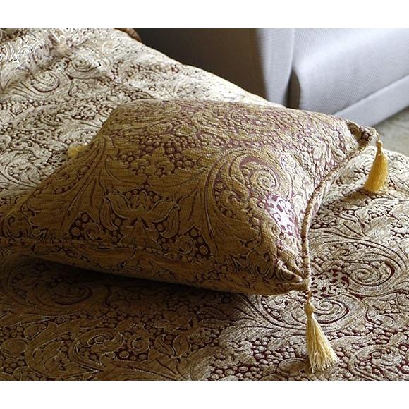 クッションカバー 45×45 高級感  トルコデザイン シュニール素材のクッションカバー  トプカプ/ハルダル Turkish Classic Design "TOPKAPI" pillowcase 43cm | ブランド登録なし | 02