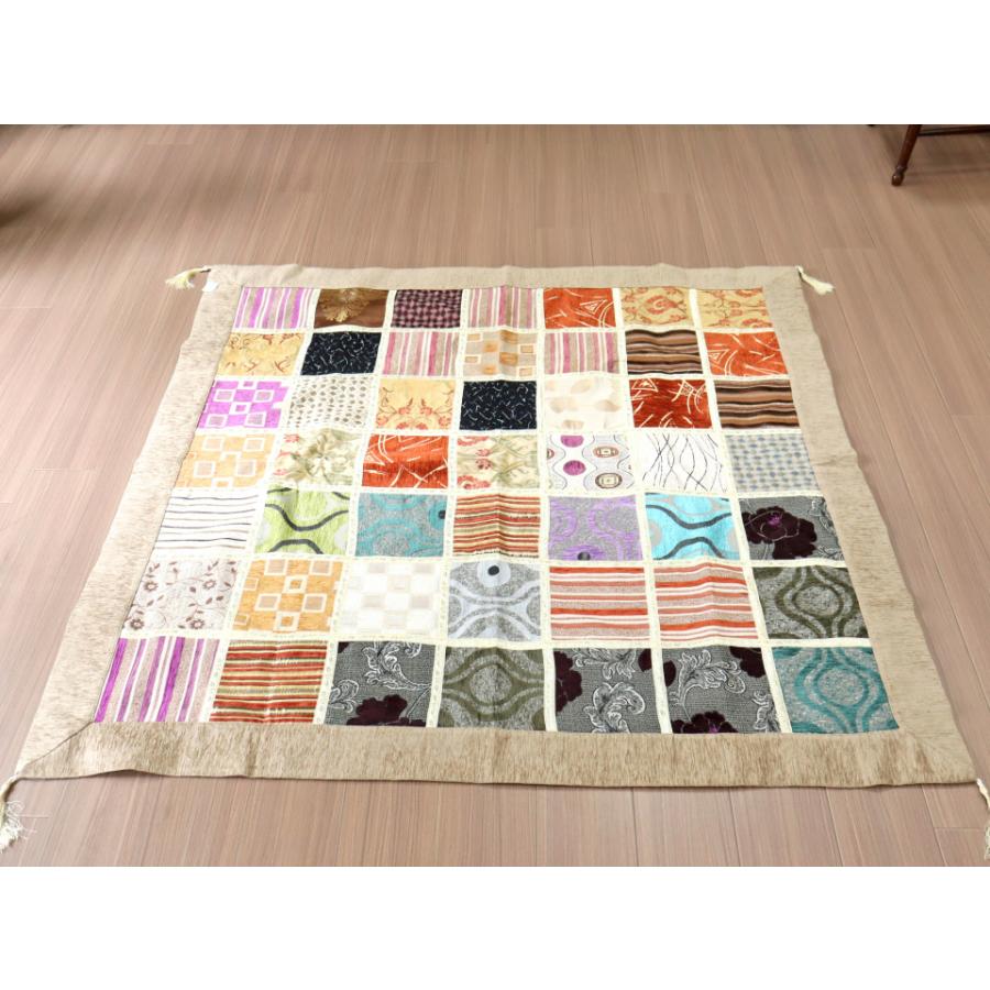 ソファカバー マルチカバー 150cm正方形 パッチワーク シュニール素材 インテリアファブリック トルコ製 | ブランド登録なし | 05