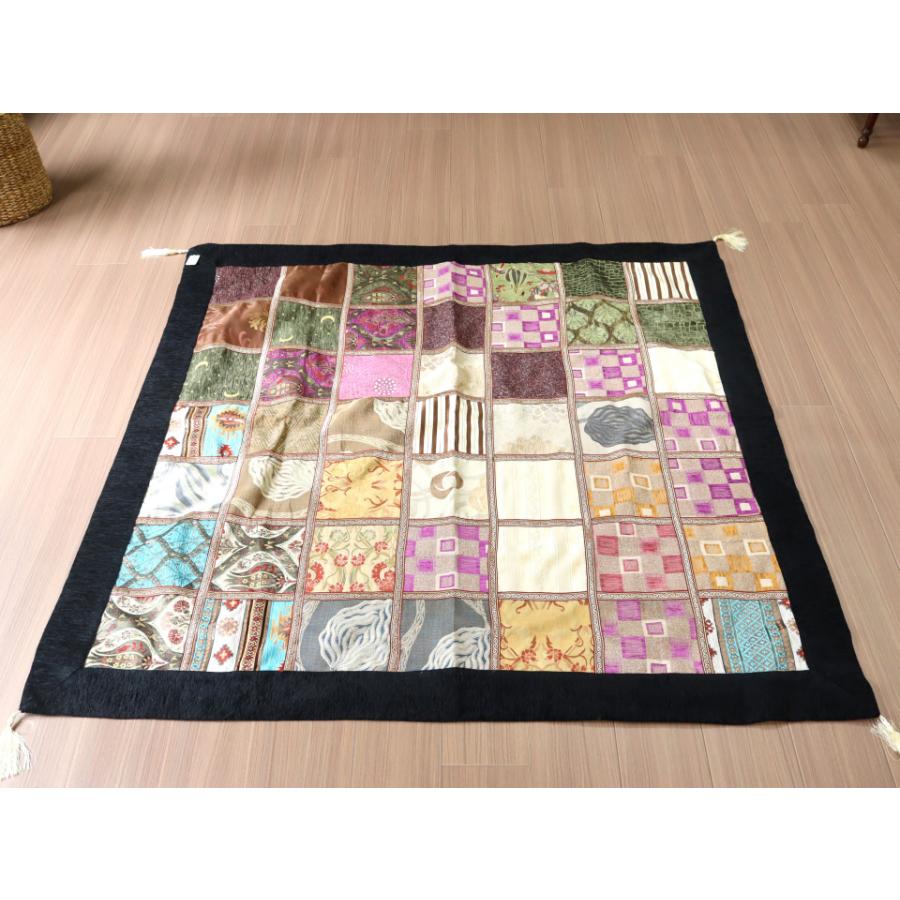 ソファカバー マルチカバー 150cm正方形 パッチワーク シュニール素材 インテリアファブリック トルコ製 | ブランド登録なし | 05