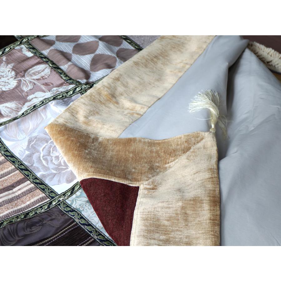 ベッドカバー ベッドスプレッド シングルサイズ パッチワーク