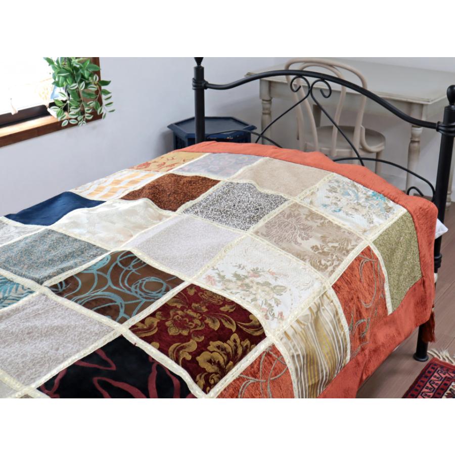 マルチカバー・ベッドカバー【トルコ・パッチワーク柄】