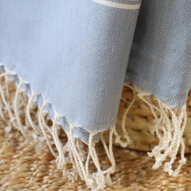 ペシュテマル　ハマムタオル トルコ製 長方形/コットンの大判バスタオルライトグレー |  | 01