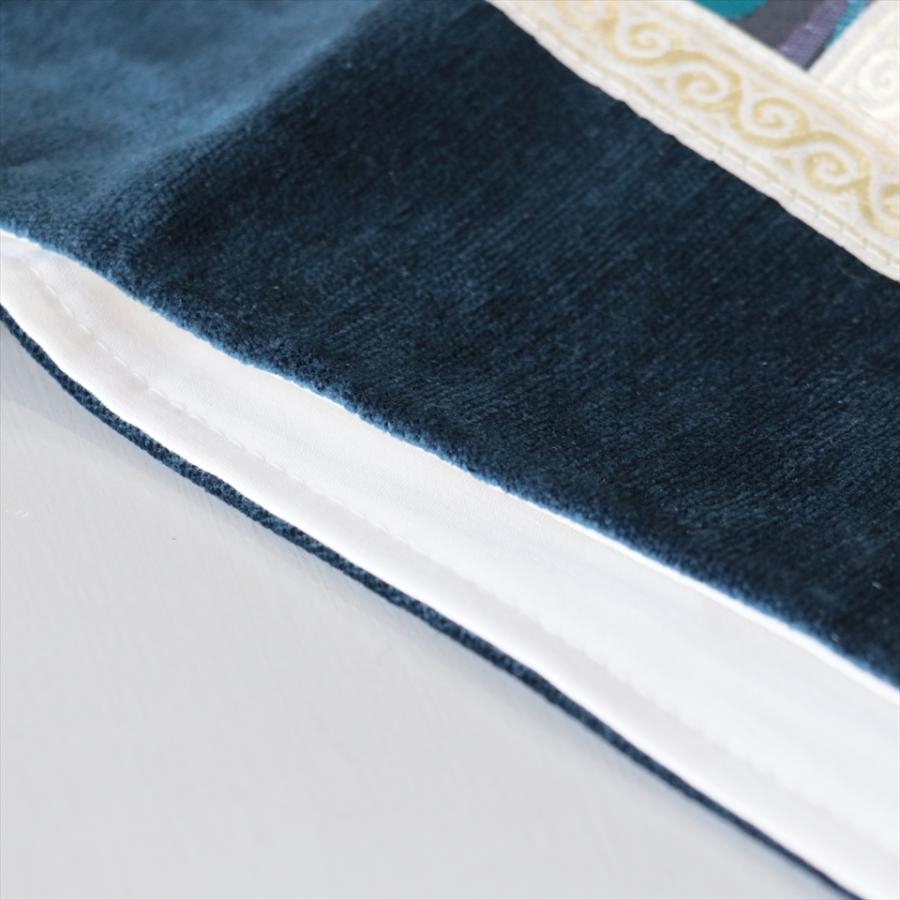 テーブルランナー　モザイクパッチワーク 142x50cmサイズ シュニール素材 |  | 04