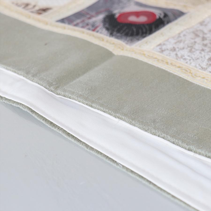 テーブルランナー　モザイクパッチワーク 142x50cmサイズ シュニール素材 |  | 04