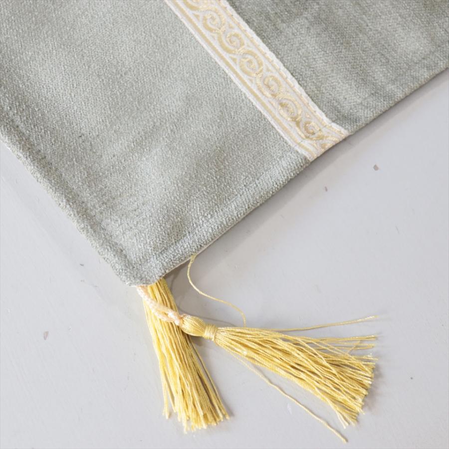 テーブルランナー　モザイクパッチワーク 142x50cmサイズ シュニール素材 |  | 03