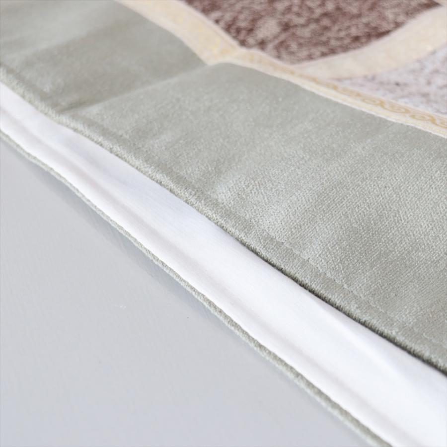 テーブルランナー　モザイクパッチワーク 142x50cmサイズ シュニール素材 |  | 04