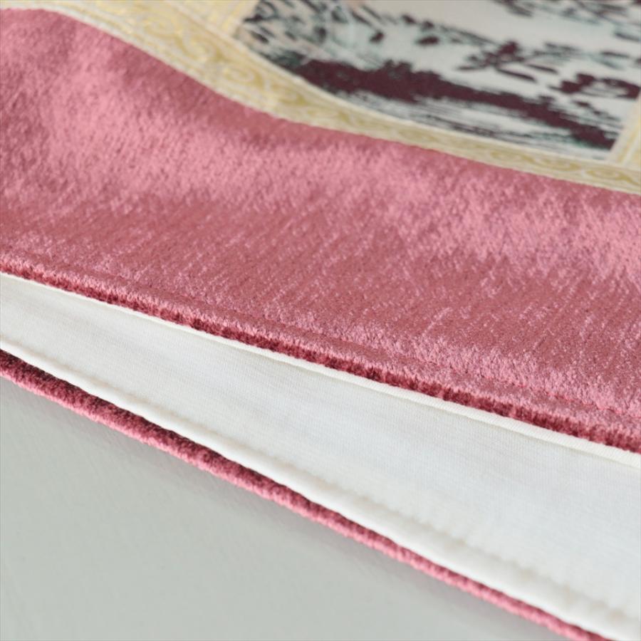 テーブルランナー　モザイクパッチワーク 142x50cmサイズ シュニール素材 |  | 04