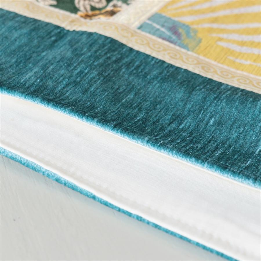 テーブルランナー　モザイクパッチワーク 142x50cmサイズ シュニール素材 |  | 04