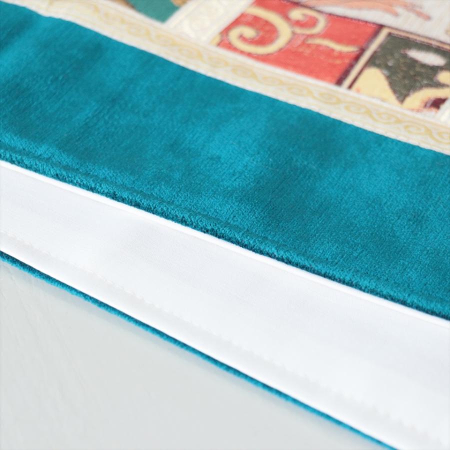 テーブルランナー　モザイクパッチワーク 142x50cmサイズ シュニール素材 |  | 04