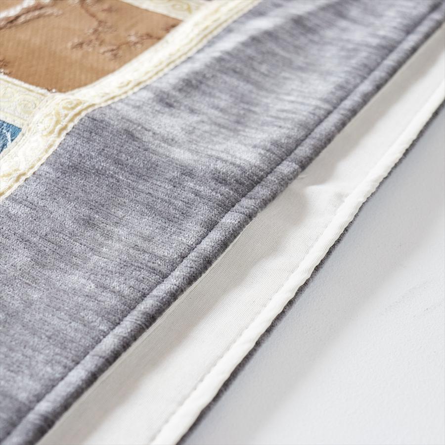 テーブルランナー　モザイクパッチワーク 200x50cmサイズ シュニール素材 |  | 05