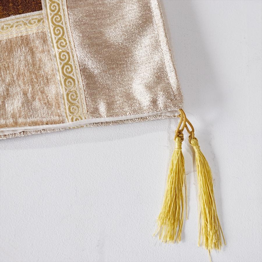 テーブルランナー　モザイクパッチワーク 200x50cmサイズ シュニール素材 |  | 04