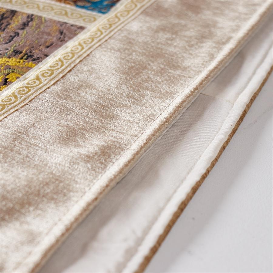 テーブルランナー　モザイクパッチワーク 200x50cmサイズ シュニール素材 |  | 05