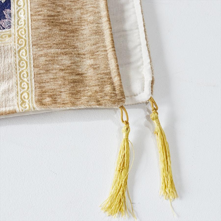 テーブルランナー　モザイクパッチワーク 200x50cmサイズ シュニール素材 |  | 04