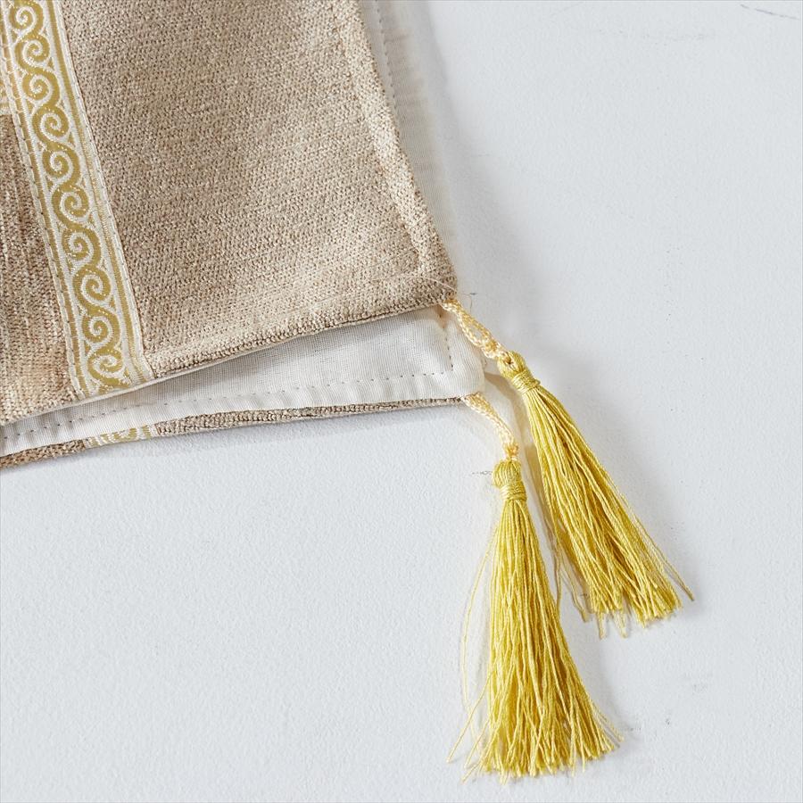 テーブルランナー　モザイクパッチワーク 200x50cmサイズ シュニール素材 |  | 04