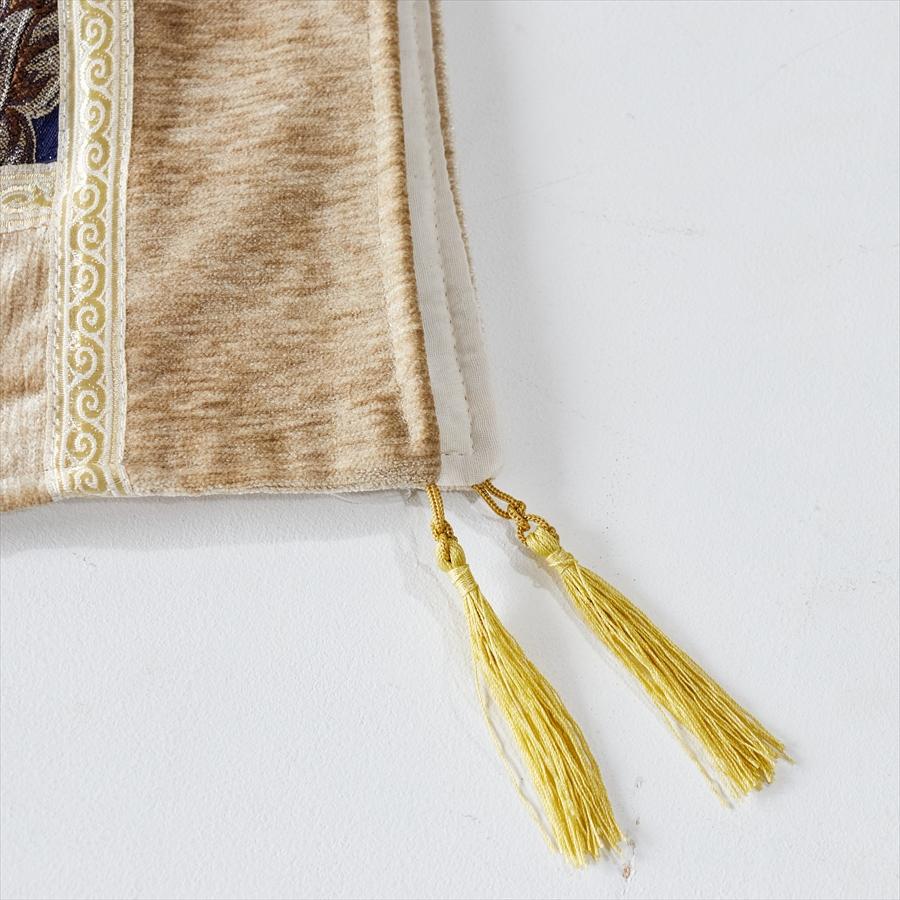 テーブルランナー　モザイクパッチワーク 200x50cmサイズ シュニール素材 |  | 04