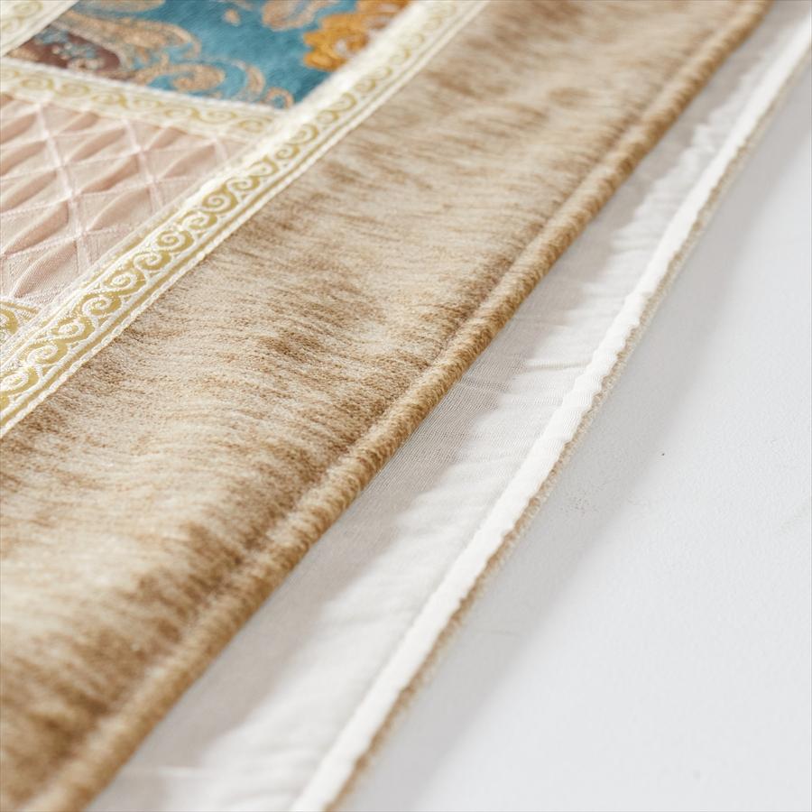 テーブルランナー　モザイクパッチワーク 200x50cmサイズ シュニール素材 |  | 05