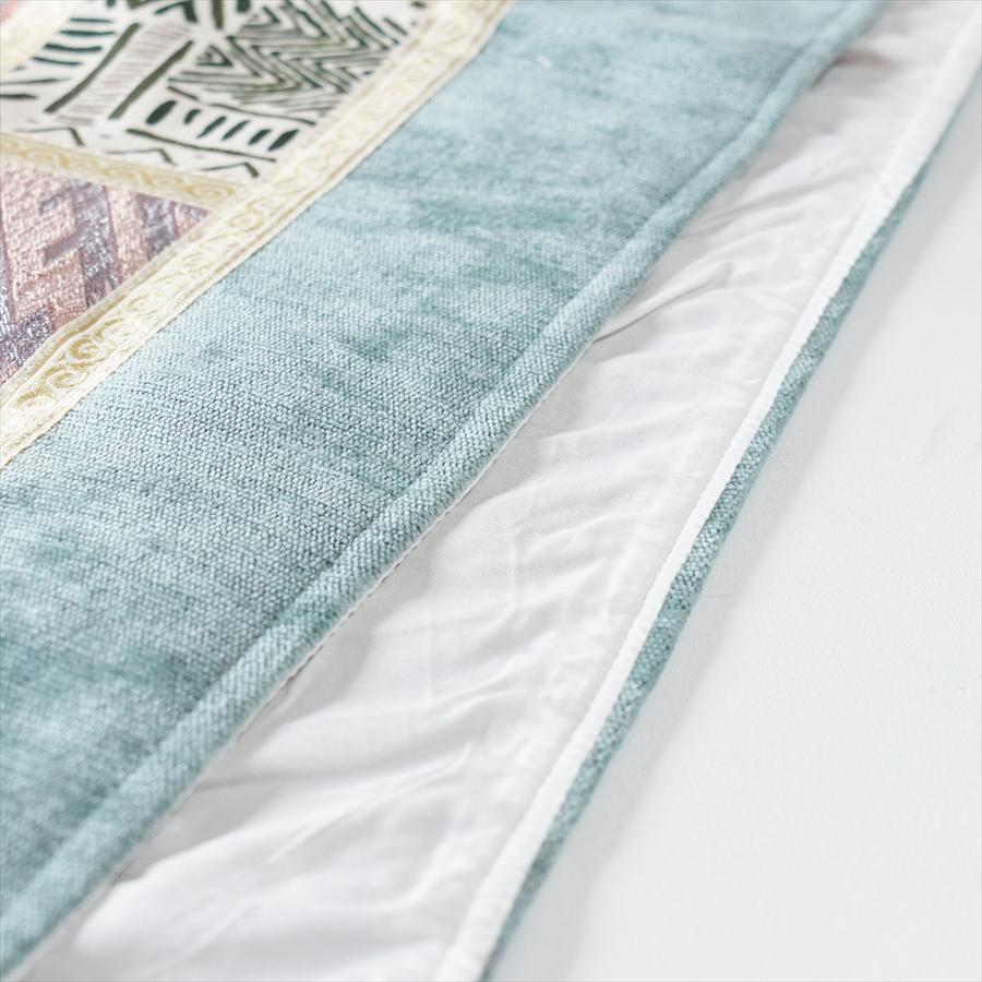 テーブルランナー　モザイクパッチワーク 200x50cmサイズ シュニール素材 |  | 05