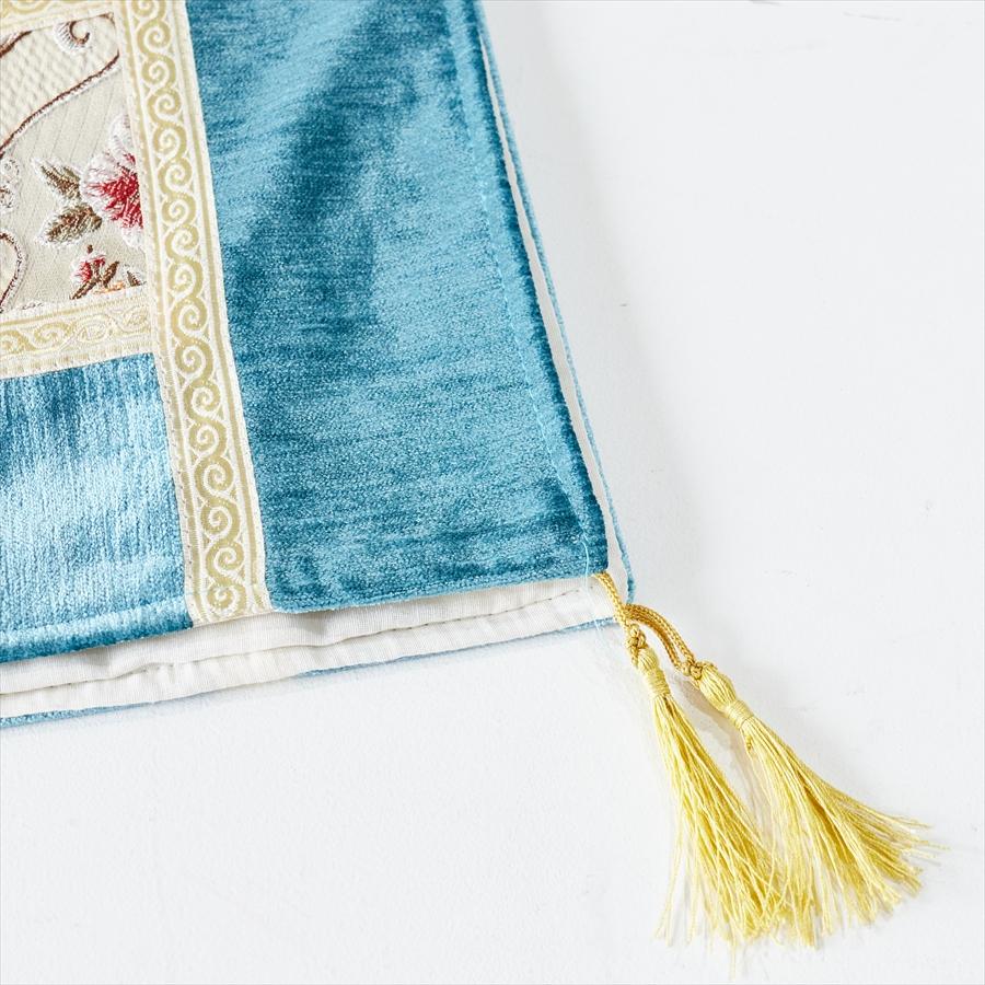 テーブルランナー　モザイクパッチワーク 200x50cmサイズ シュニール素材 |  | 04