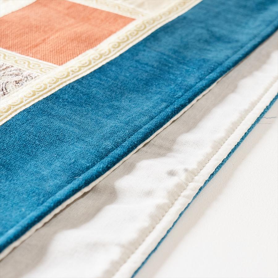 テーブルランナー　モザイクパッチワーク 200x50cmサイズ シュニール素材 |  | 05