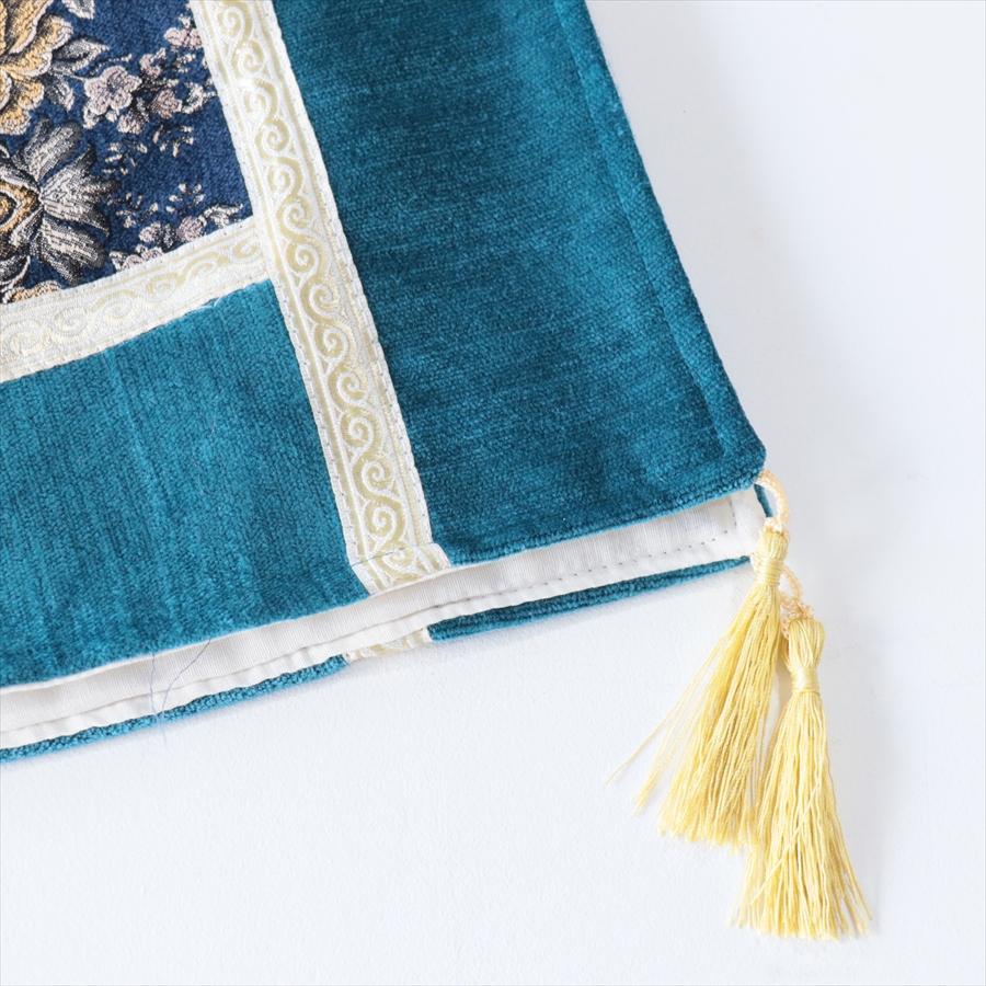 テーブルランナー　モザイクパッチワーク 200x50cmサイズ シュニール素材 |  | 04