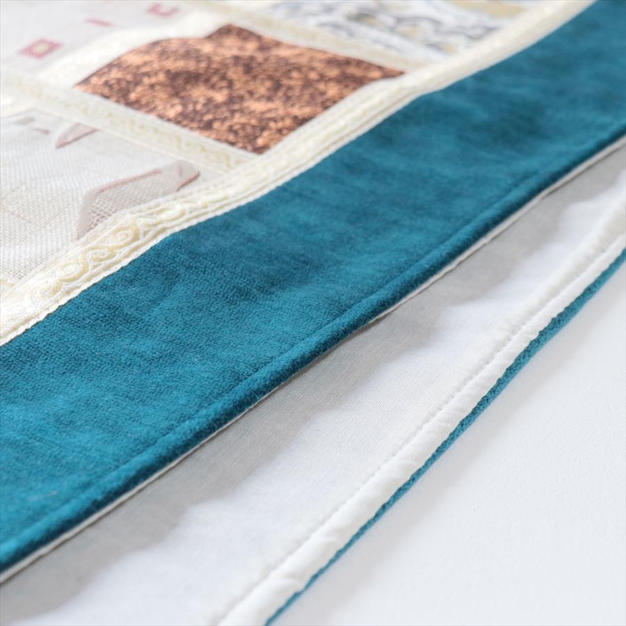 テーブルランナー　モザイクパッチワーク 200x50cmサイズ シュニール素材 |  | 05