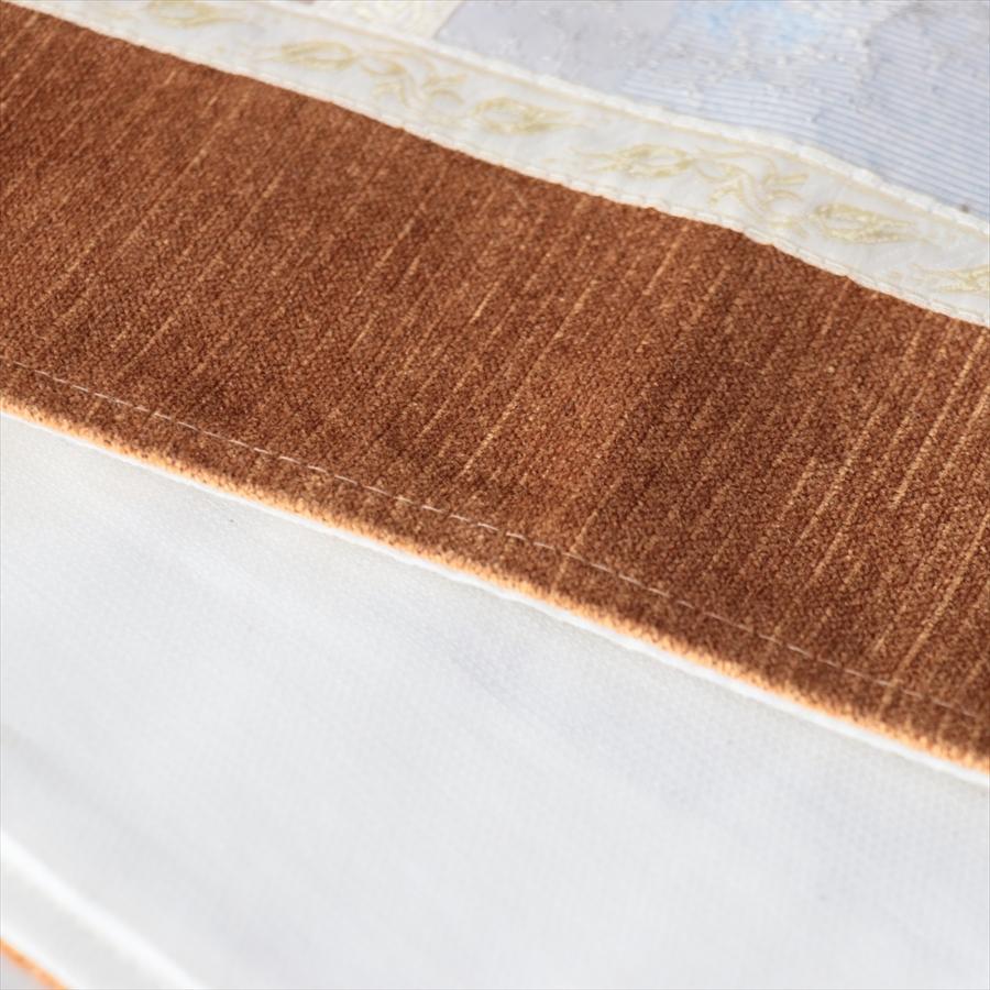 マルチカバー　モザイクパッチワーク 95x95cmサイズ シュニール素材 |  | 05